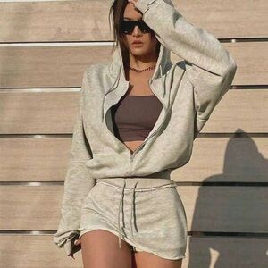 Gray Women's Casual Shorts